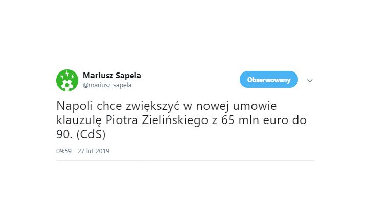 Nowa możliwa KLAUZULA w kontrakcie Piotra Zielińskiego!